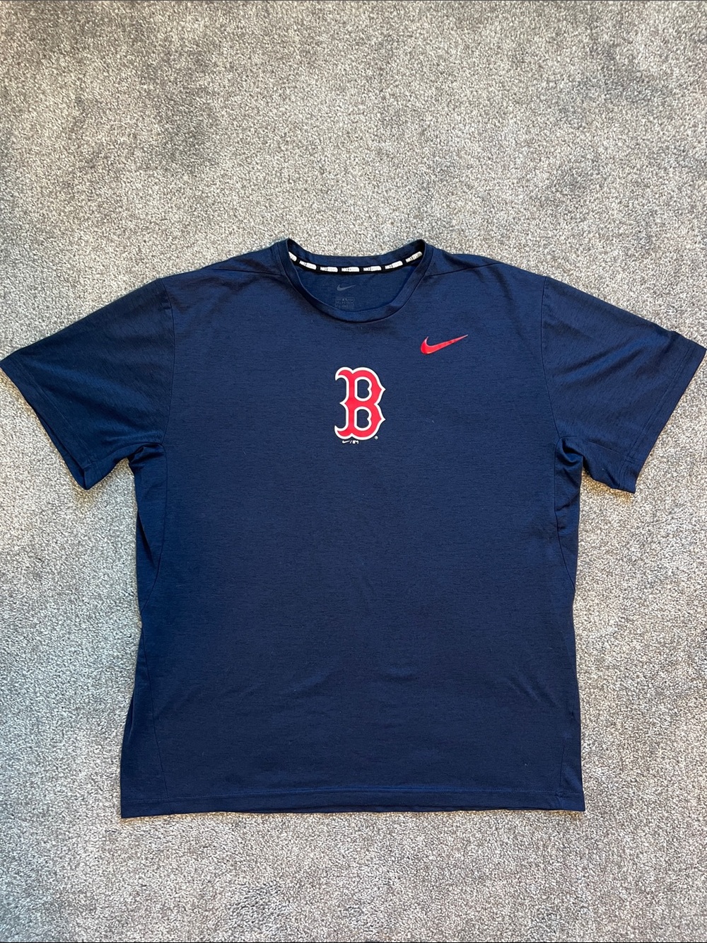 Nike Boston Red Sox Men’s Large T Shirt Navy MLB Baseball Logo Tee